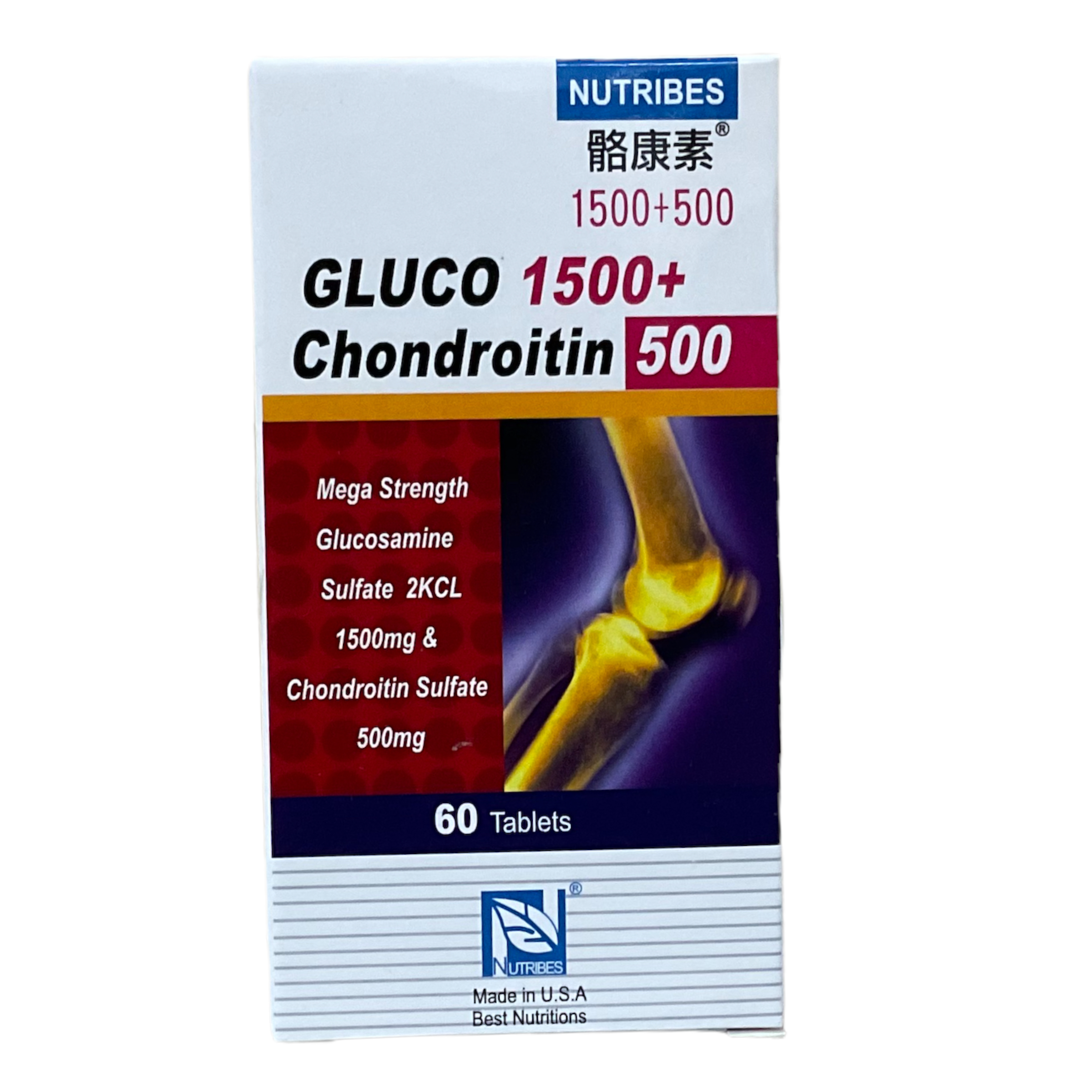 骼康素1500+500 (60粒)  GLUCO CHONDROITIN 1500+500 (60TABLES)