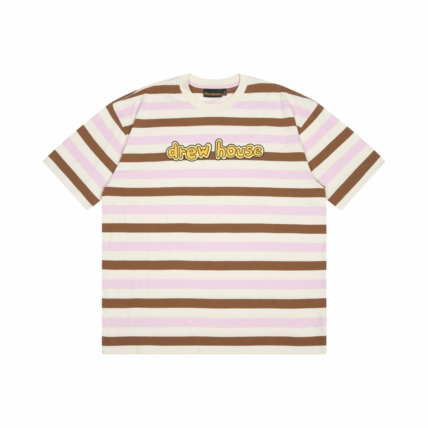DREW HOUSE 條紋短袖 男女款 cartoon font ss tee