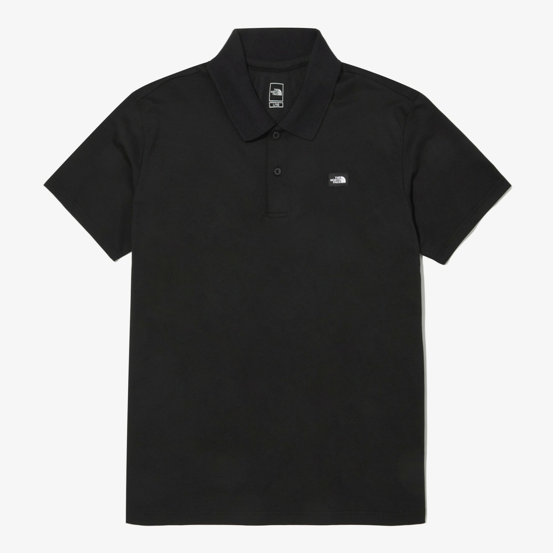 THE NORTH FACE ECO TECH POLO衫 小LOGO 短袖 黑色 NT7PN06A