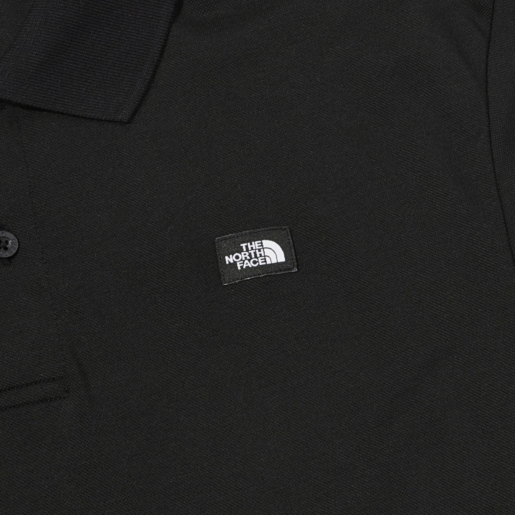 THE NORTH FACE ECO TECH POLO衫 小LOGO 短袖 黑色 NT7PN06A