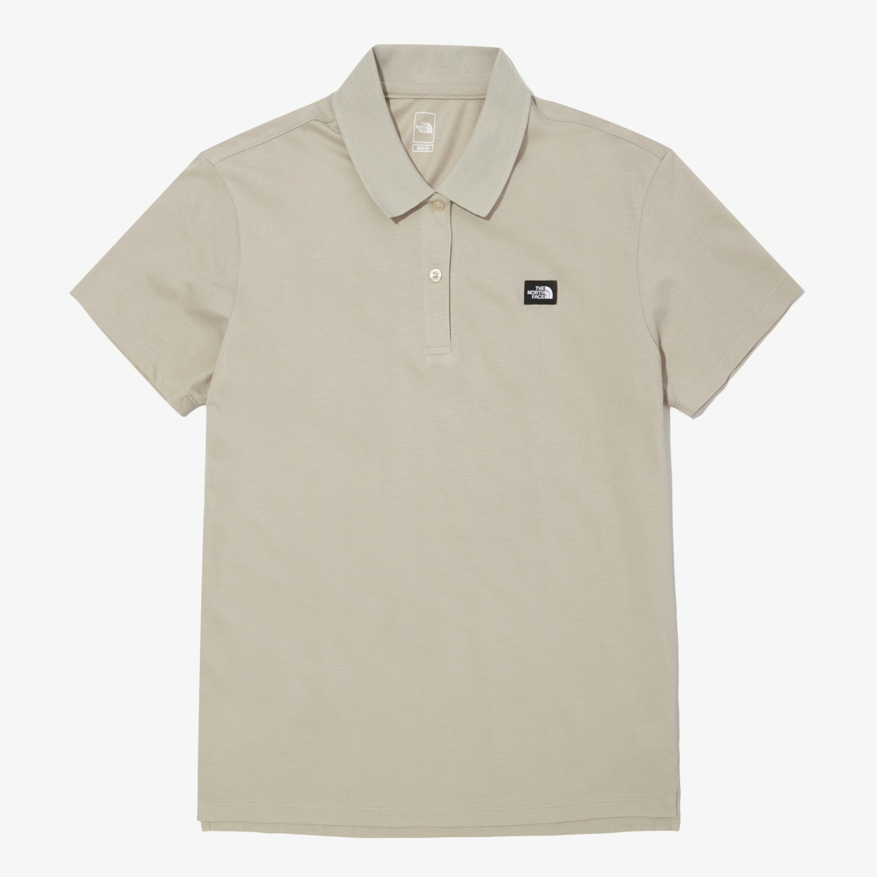 THE NORTH FACE ECO TECH POLO衫 小LOGO 短袖 卡其 NT7PN06B