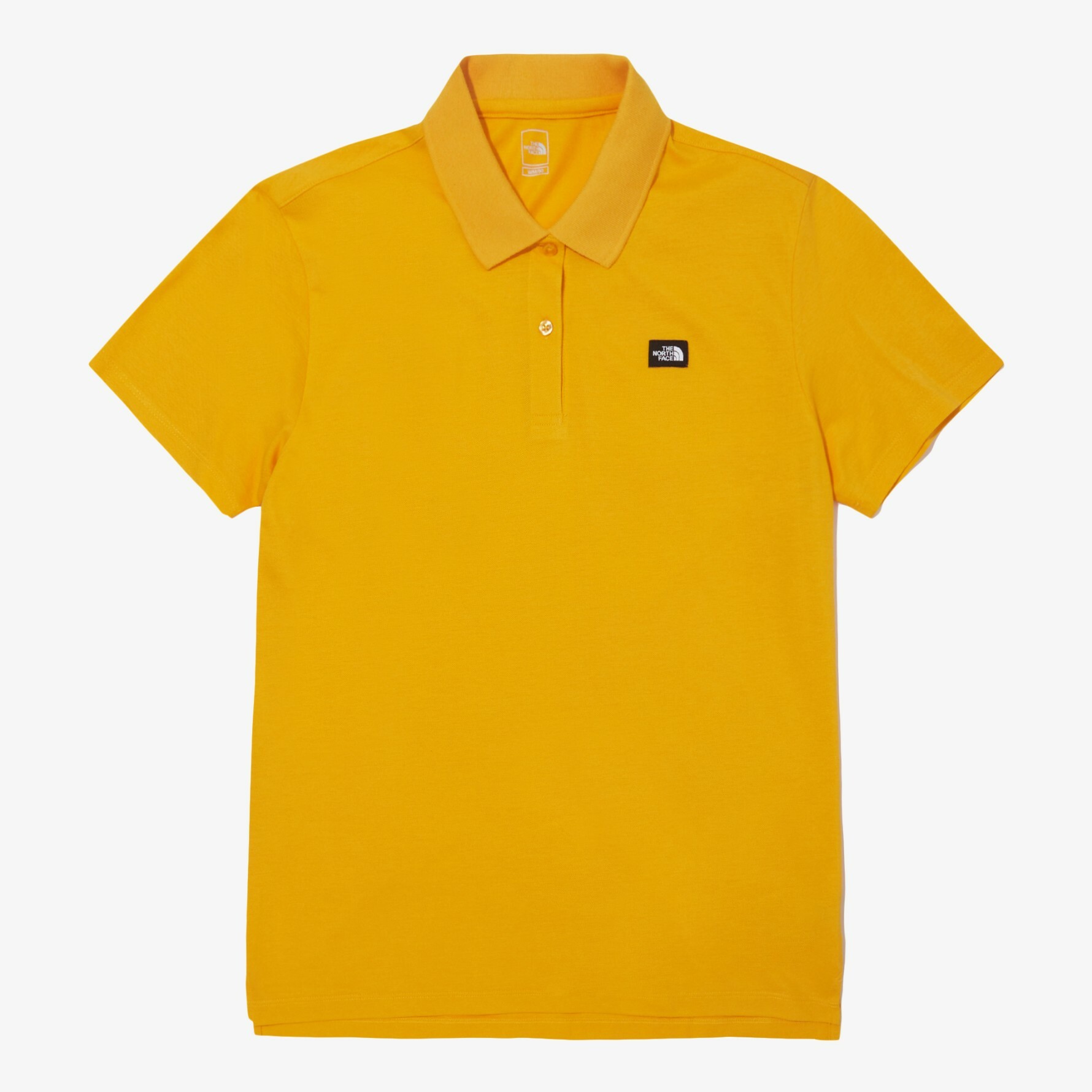 THE NORTH FACE ECO TECH POLO衫 小LOGO 短袖 黃色 NT7PN06C