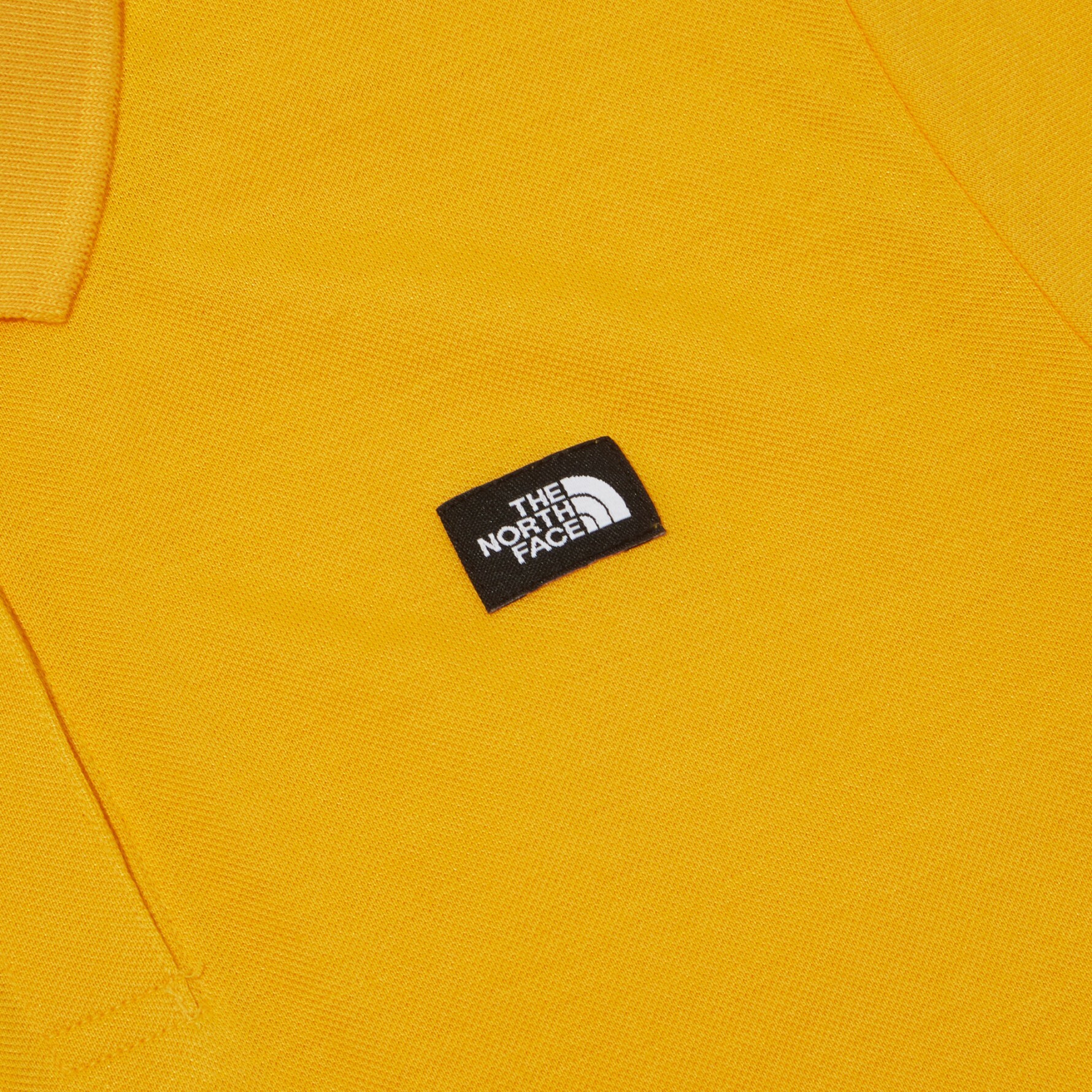 THE NORTH FACE ECO TECH POLO衫 小LOGO 短袖 黃色 NT7PN06C