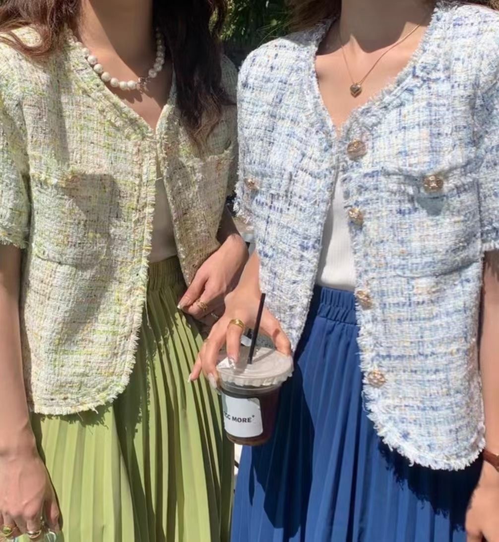 [23/4LIVE]APRP225 TWEED STYLE 小香外套