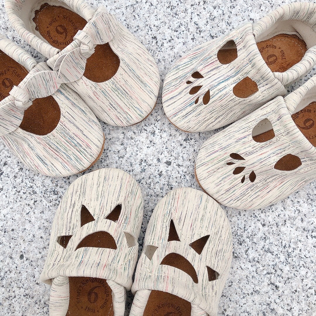 美國Starry Knight Design 真皮復古線條學步鞋 - Bella Janes