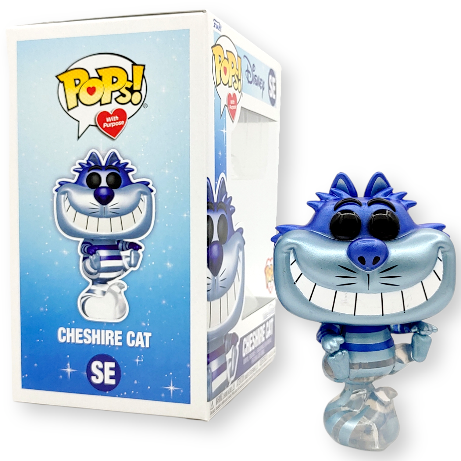 FUNKO POP <愛麗絲夢遊仙境>妙妙貓(金屬藍)-No.SE