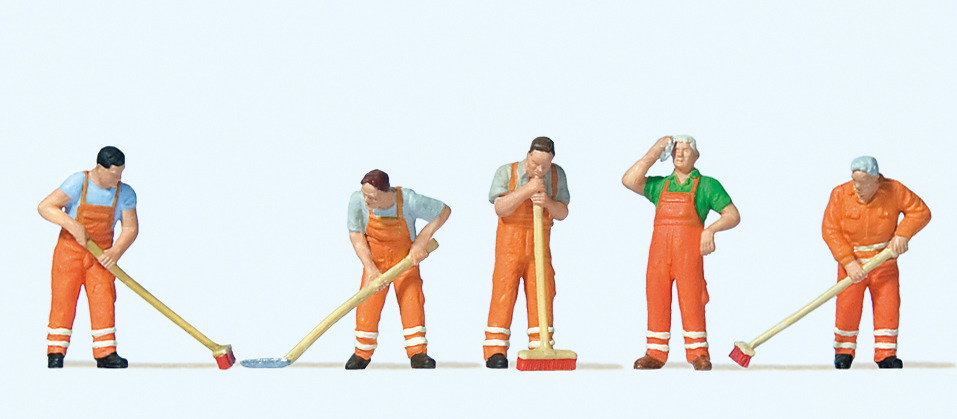 Preiser迷你小人 10713清道夫