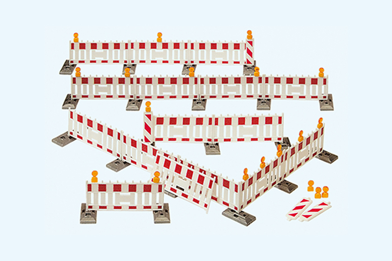 Preiser迷你小人 17182工程用圍欄 DIY組