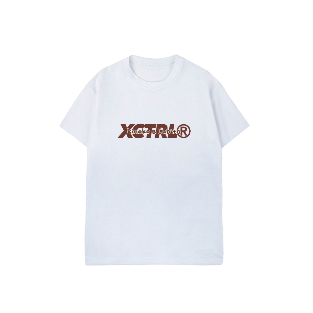 XCTRLx香菇妹虎虎生風短T-白