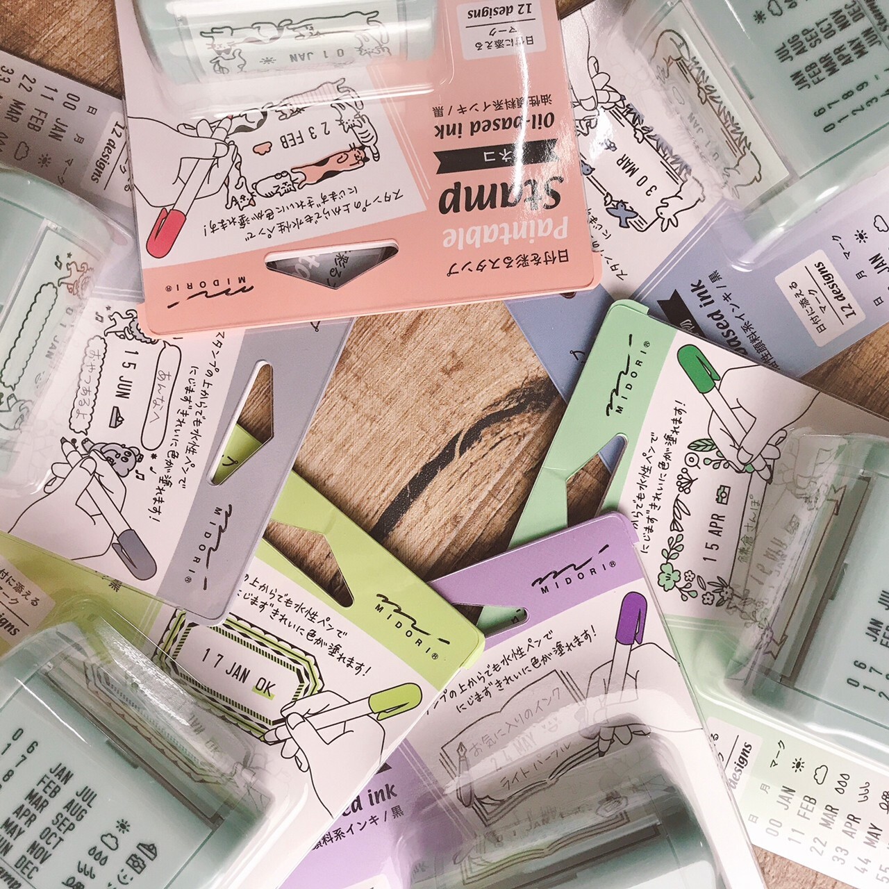 MIDORI (MD) | 迴轉日期印章