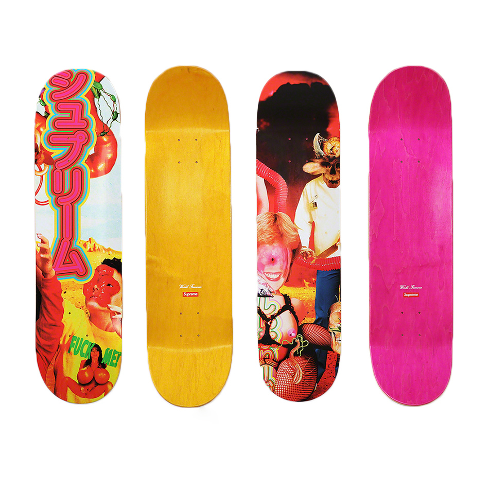 SUPREME Norihiro Sekintani Skateboard set of 2 怪奇畫 滑板