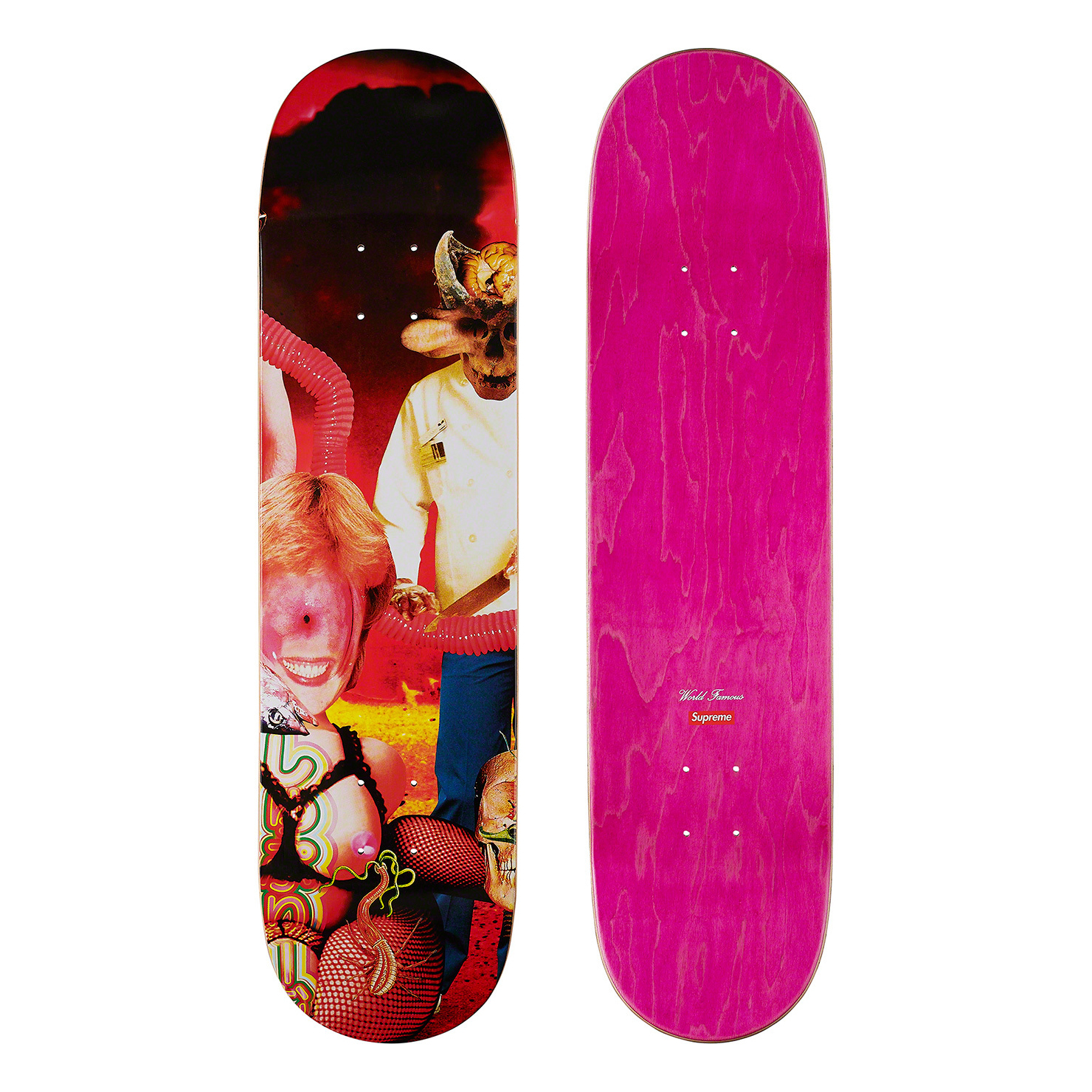 SUPREME Norihiro Sekintani Skateboard set of 2 怪奇畫 滑板