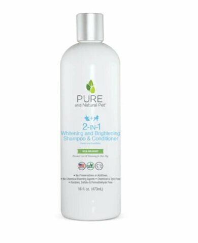 【斐莉寶 USDA認證】2 in 1 亮白光澤雙效洗毛精 (洗潤合一)(狗狗適用)