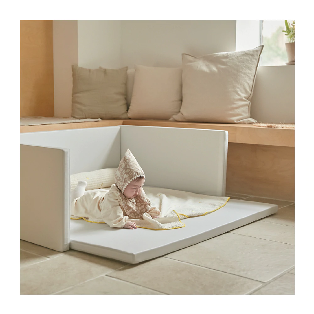 Caraz Nice Bumper 寶寶屋 奶油色/雲朵藍/玫瑰粉