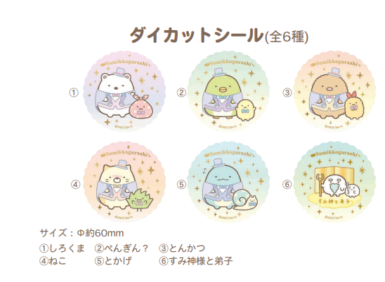 角落生物 十周年展場限定周邊Die cut貼紙-