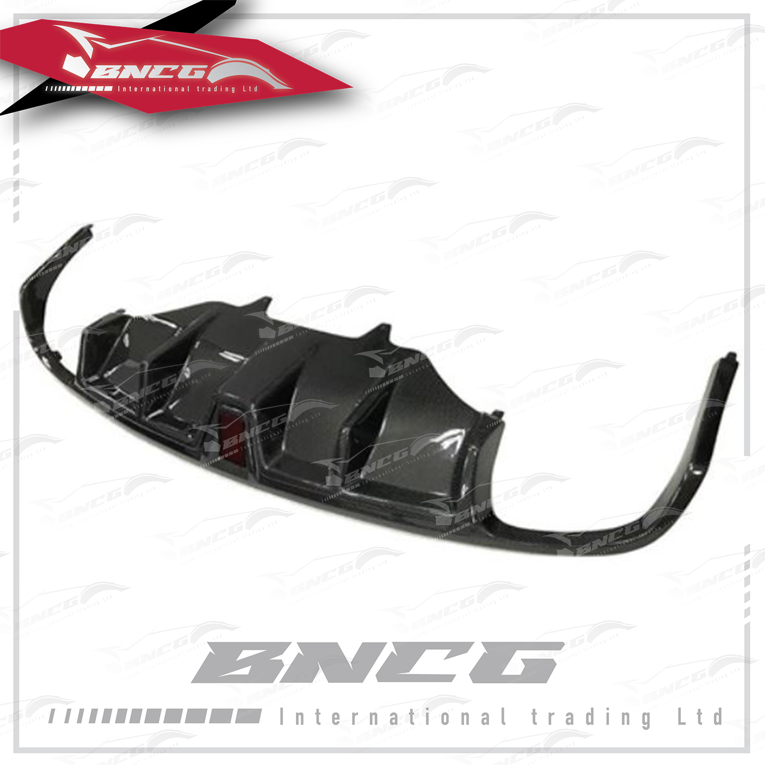 保時捷 Porsche Macan 14-20年式 改裝 卡夢 碳纖維 外觀件 空力套件 領航燈款 後下巴 後導流