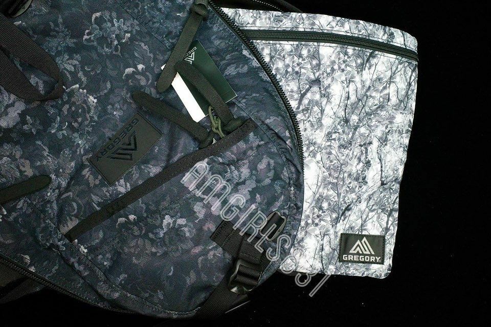 Gregory day pack black tapestry + GREGORY ENVELOPE POUCH A3 Treeline Camo