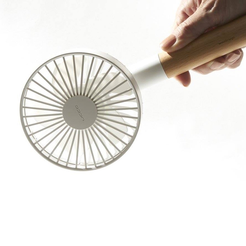 台灣 PROBOX｜UDDO 櫸木手持風扇-白