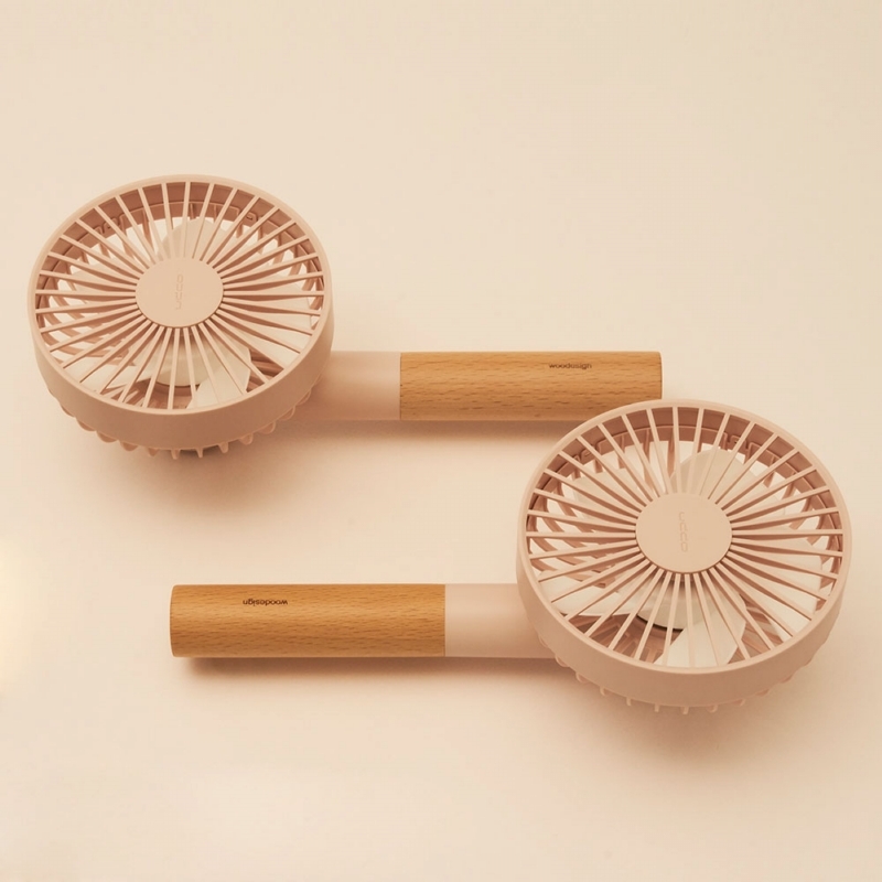 台灣 PROBOX｜UDDO 櫸木手持風扇-粉