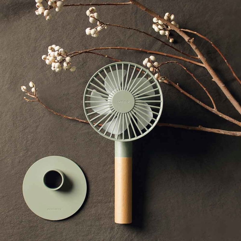 台灣 PROBOX｜UDDO 櫸木手持風扇-綠