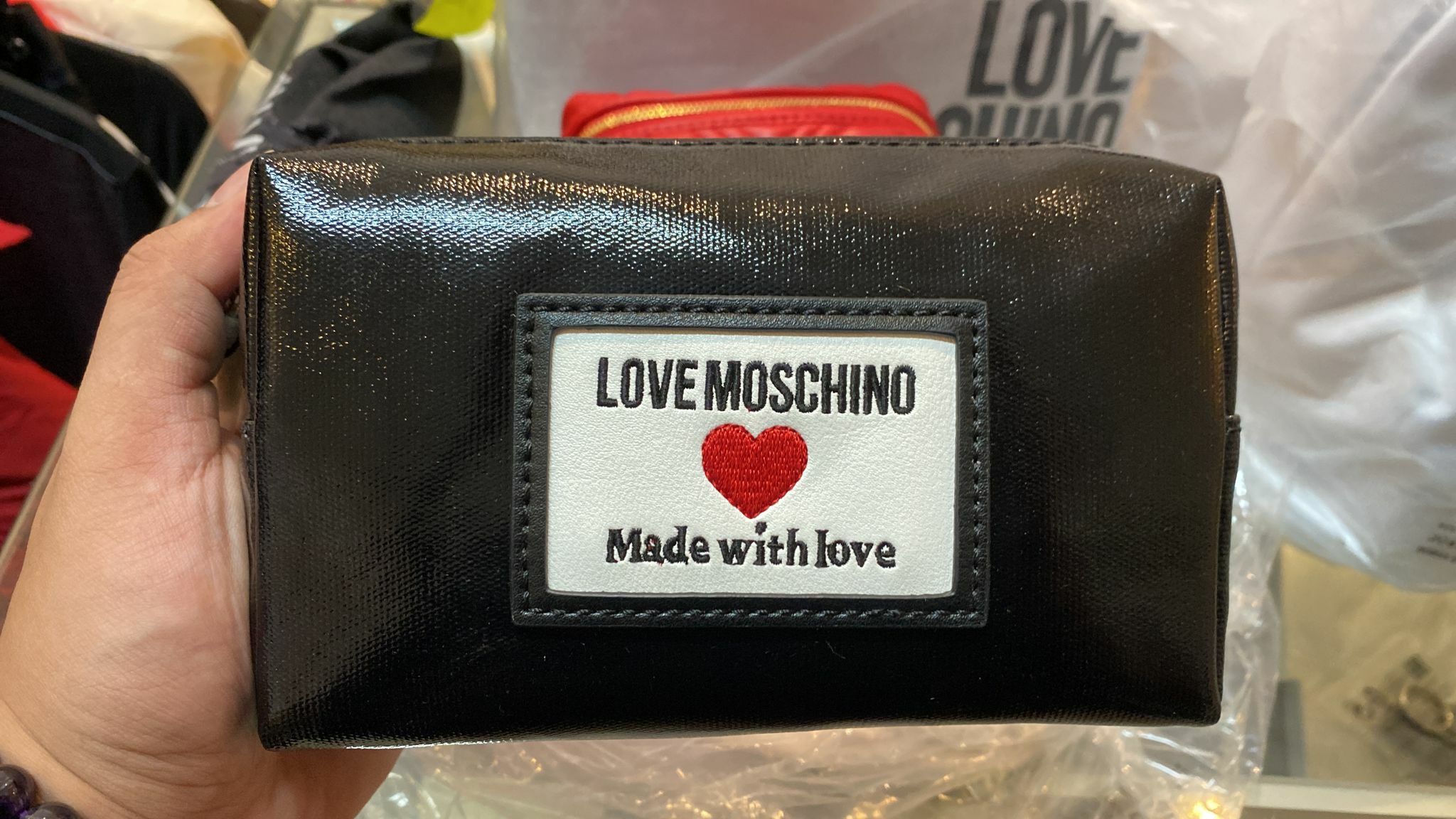[S] LOVE MOSCHINO BEAUTY CASE, NERO JCA5304PP1CLC100A, 8051578598507 (SLM14)