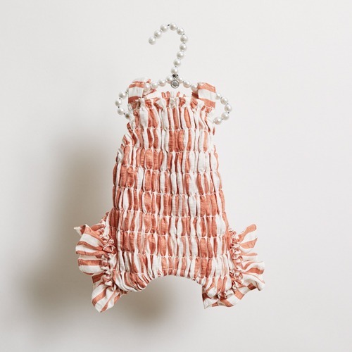 Louisdog 春日打褶連身褲