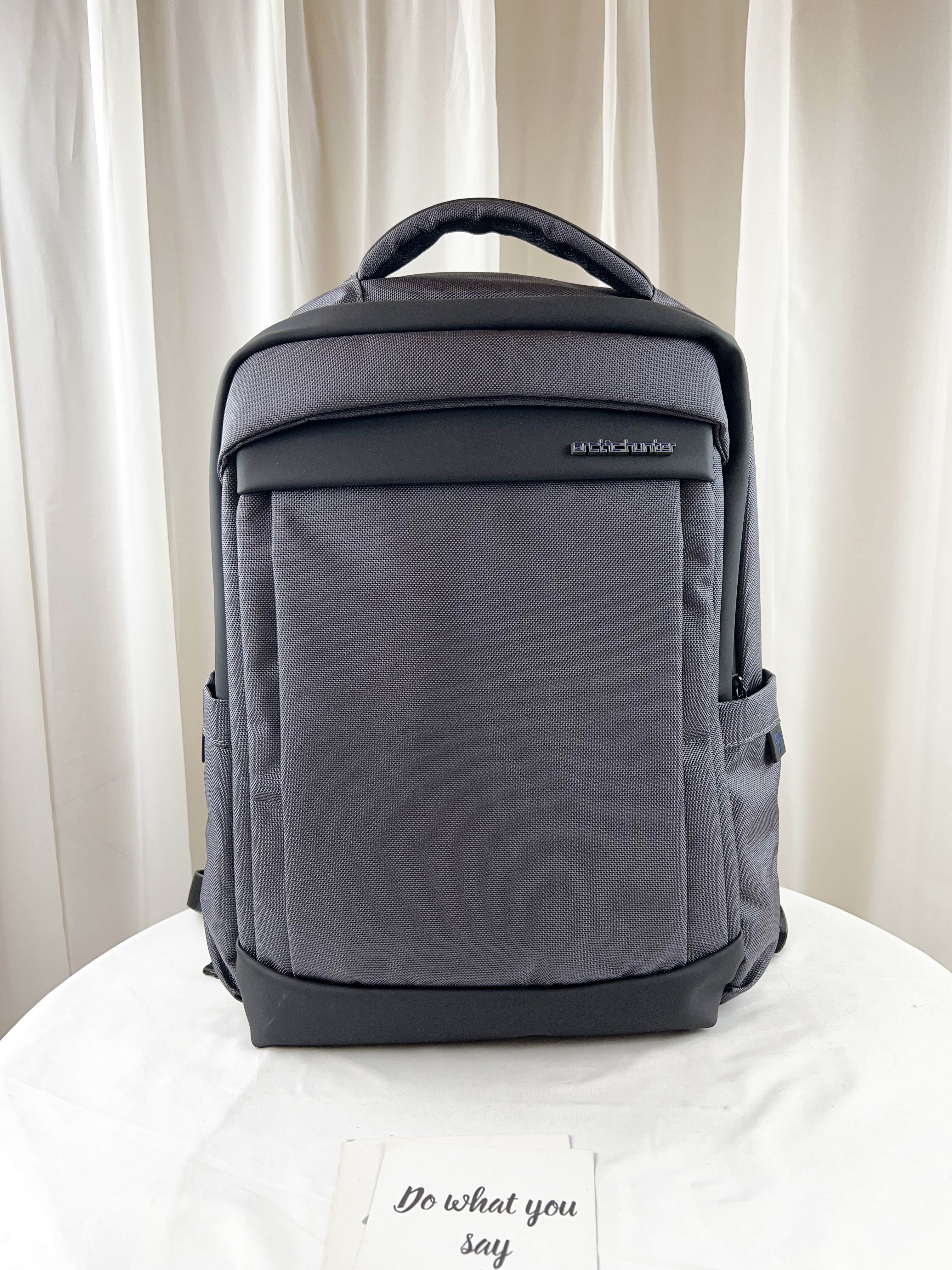 Arctic hunter 深灰色 多功能男用後背包 / 電腦包 #B00478