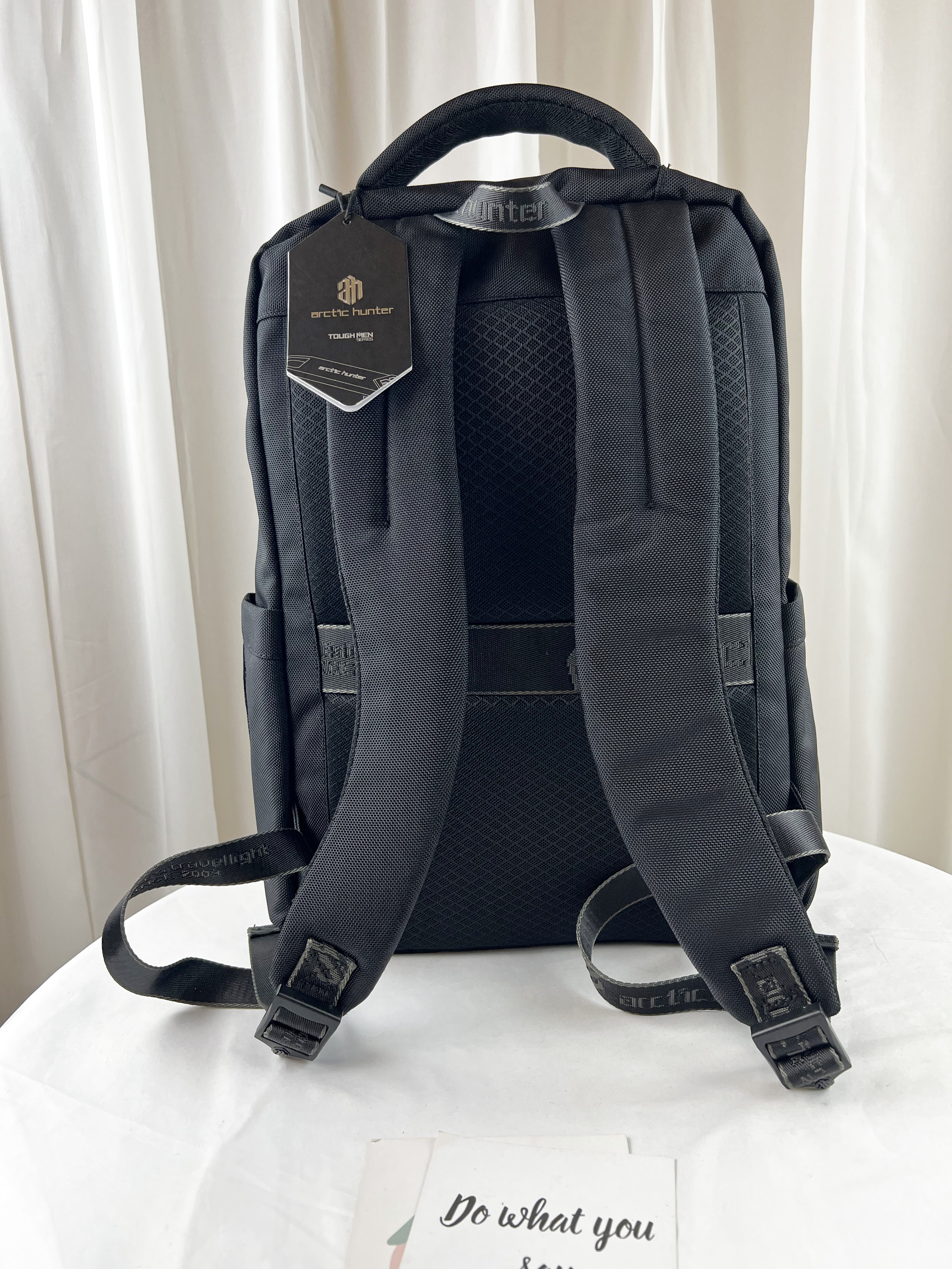 Arctic hunter 經典黑 多功能男用後背包 / 電腦包 #B00478