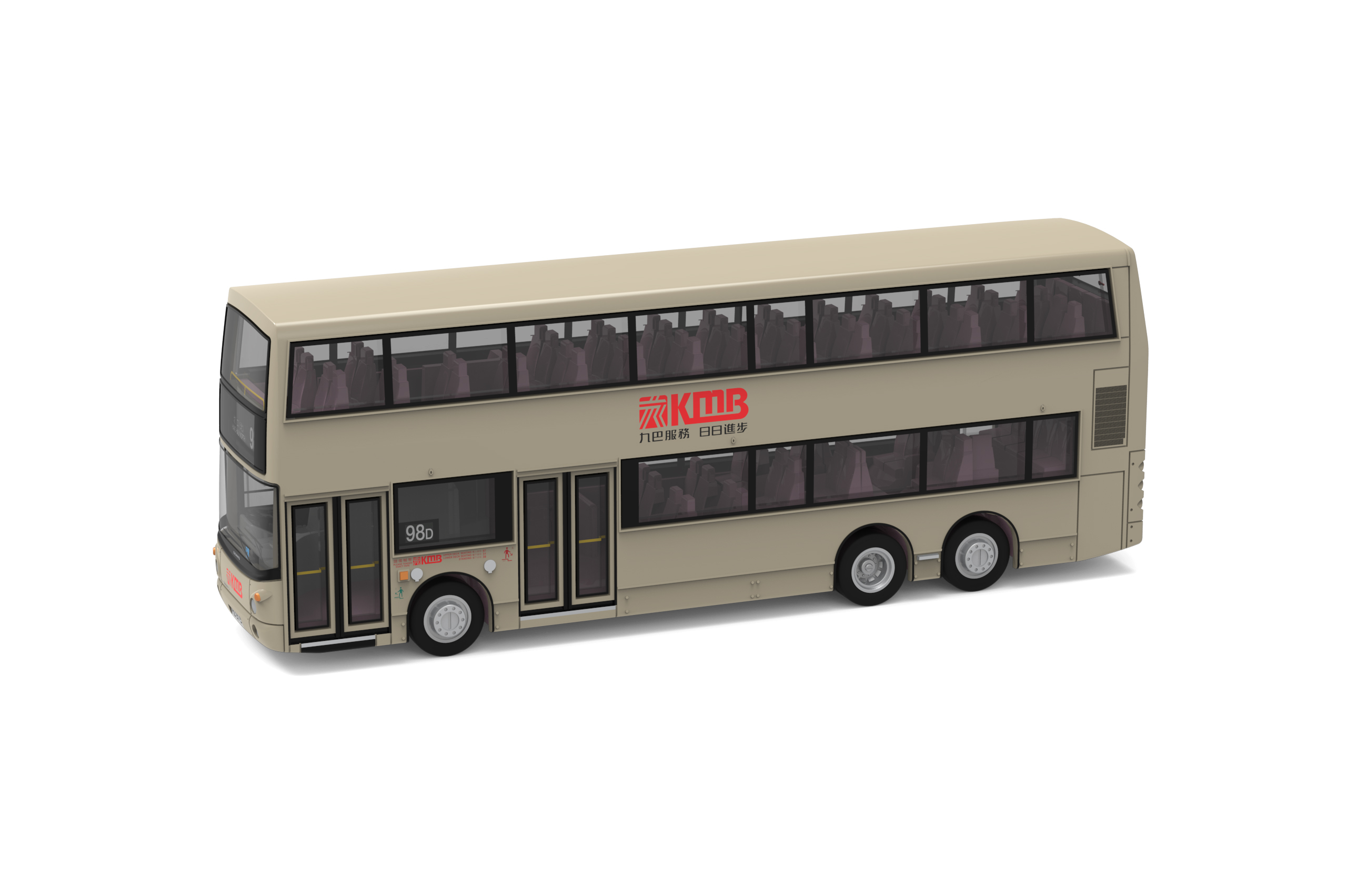 Tiny 微影 城市 合金車仔 - 九巴丹尼士三叉戟-亞歷山大 ATR101 (98D)