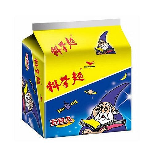 【統一】科學麵 (原味/香蔥雞汁風味) 40克*5包