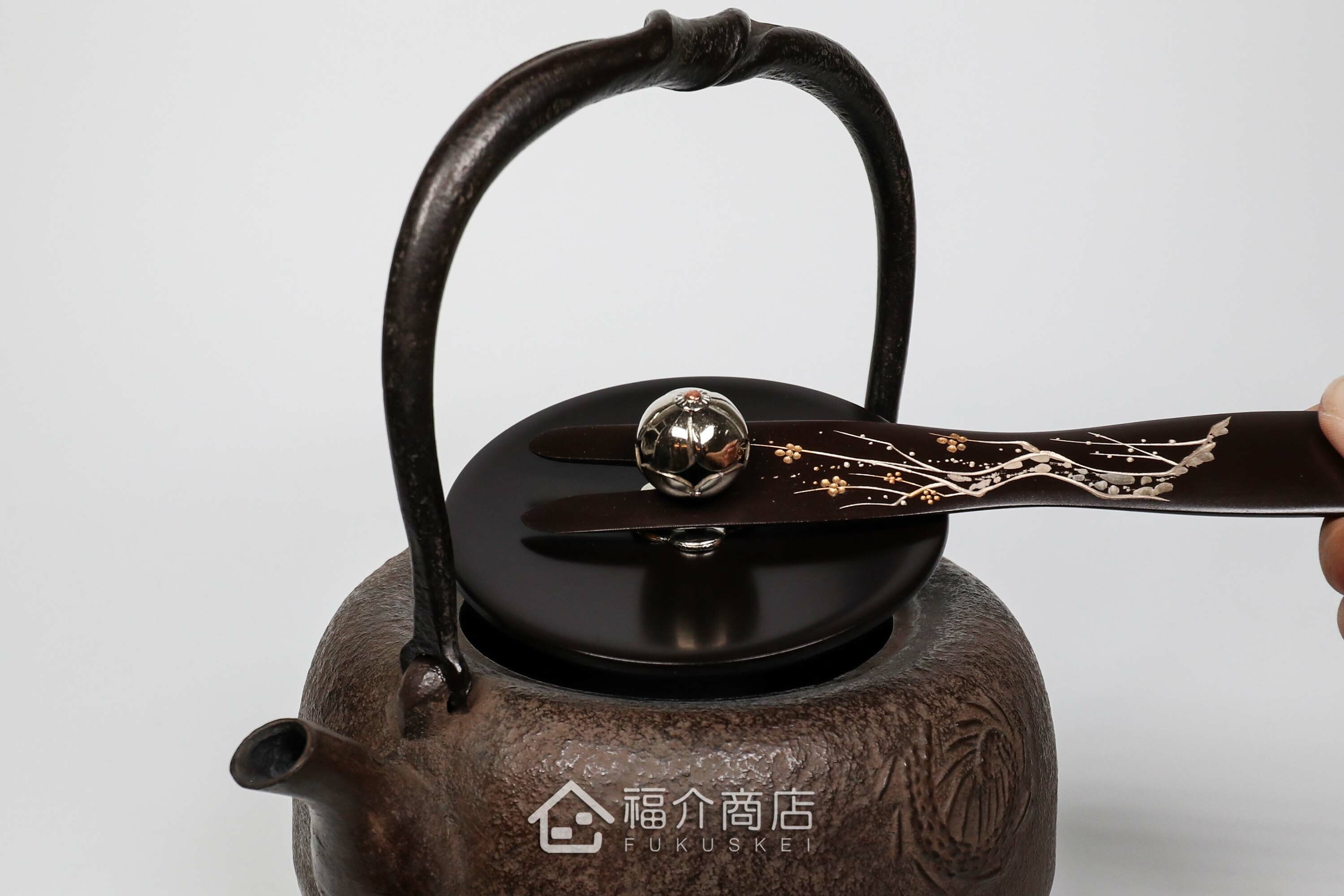 拿起壺蓋用的蓋取