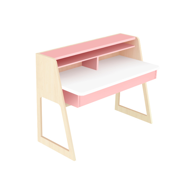 Bubblegum Study Table,Pastel