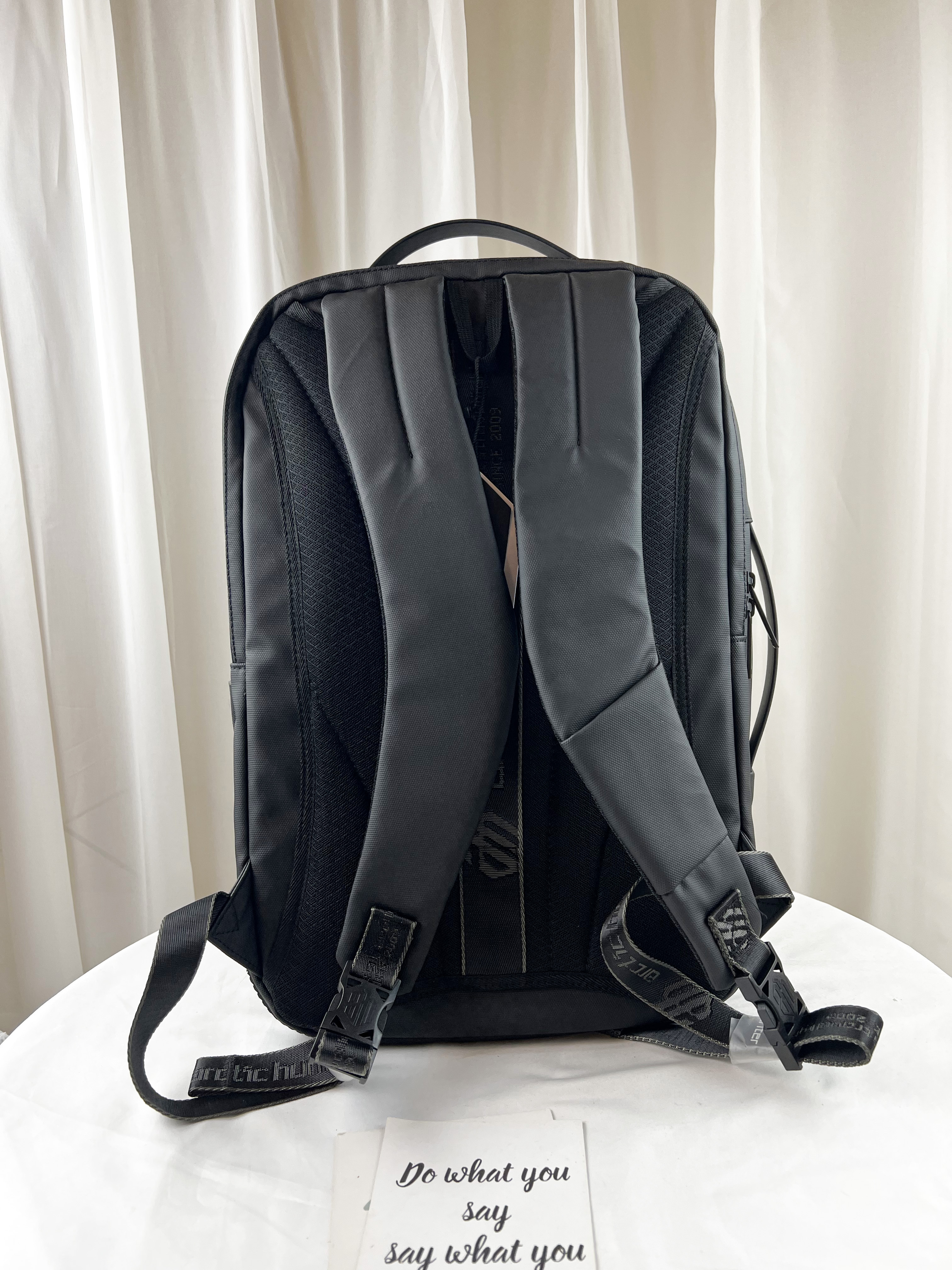 Arctic hunter 經典黑 多功能男用後背包 / 電腦包  (附隨身側背包) #B00483