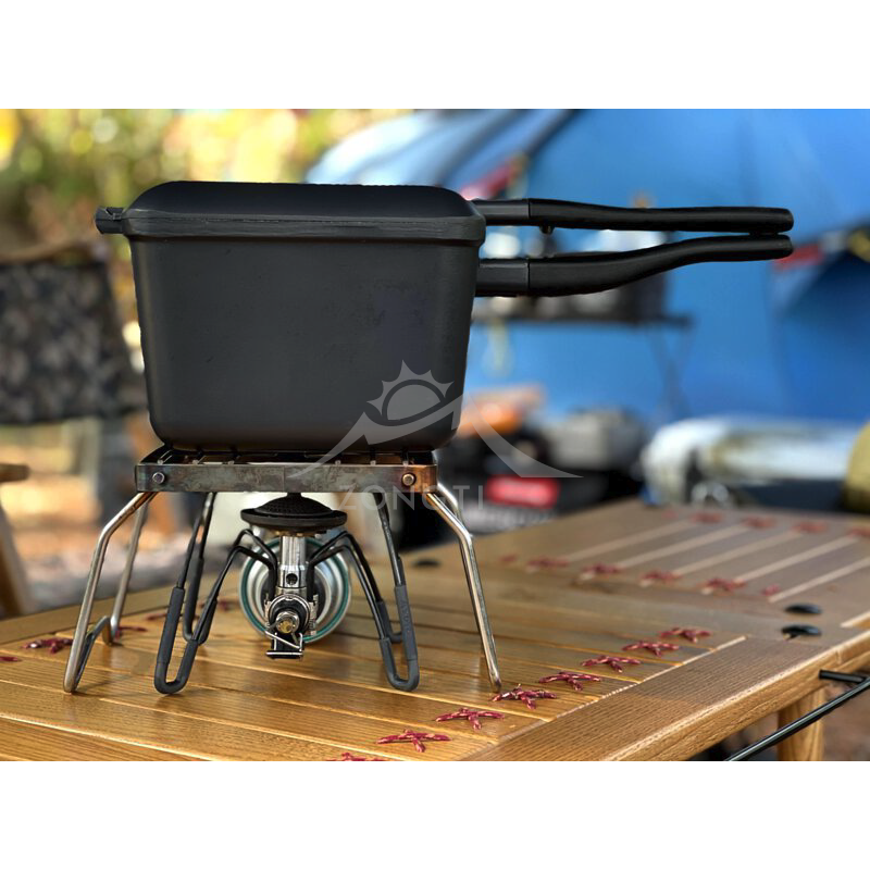 【英國RidgeMonkey】 雙面深鍋（手柄可拆卸） G-F3-3