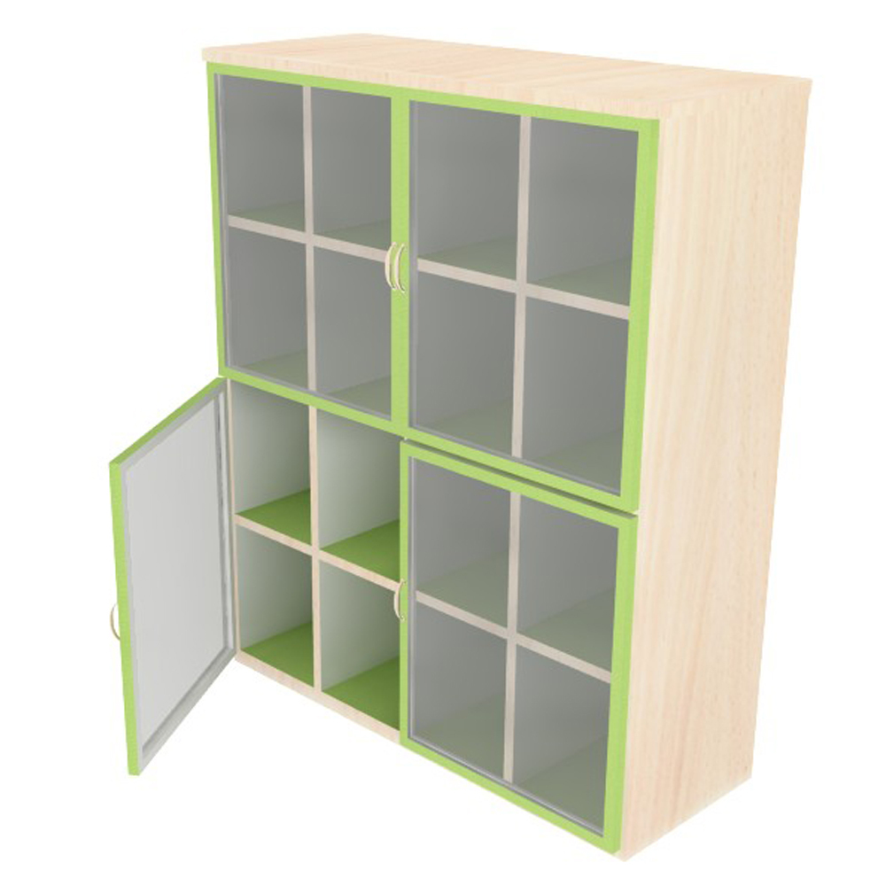Office Cabinet With Acrylic Swing Doors