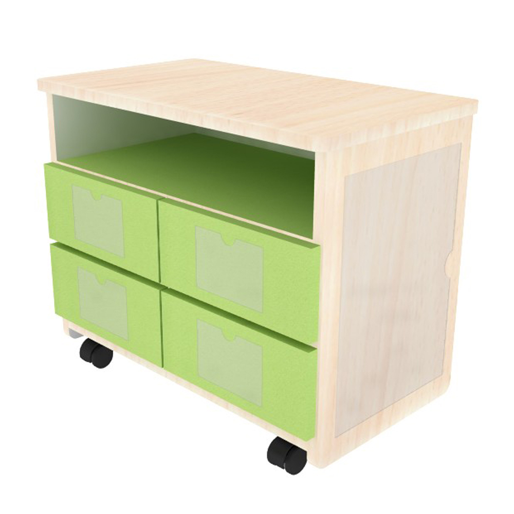 Trolley with 4 Drawers