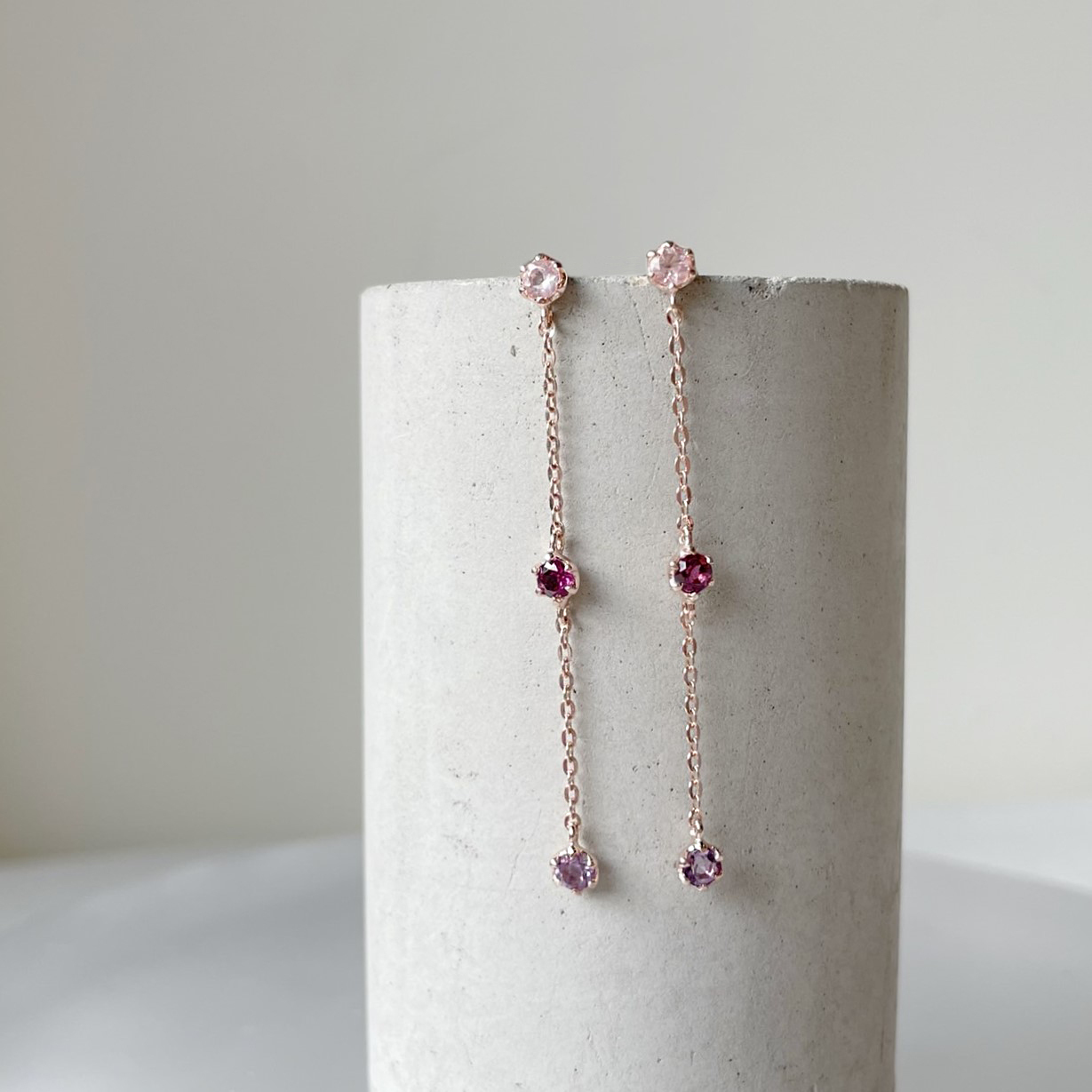 Garden紅色系耳鏈