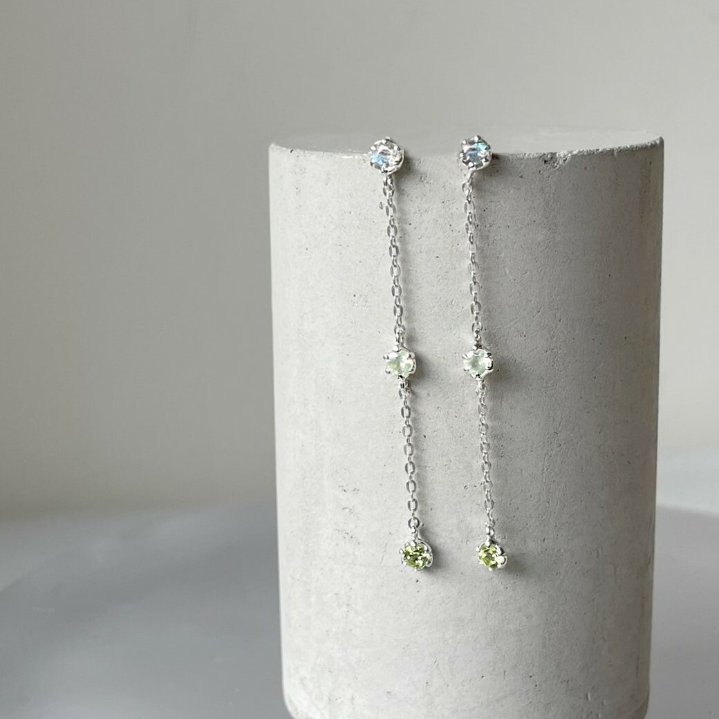 Garden綠色系耳鏈