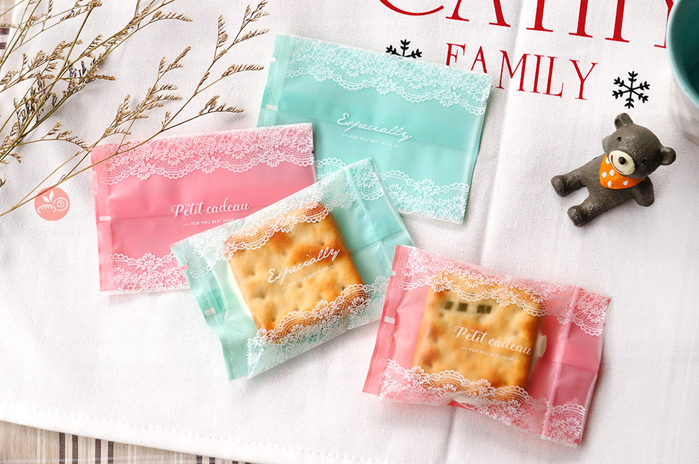 餅乾袋 甜點袋 蕾絲霧面袋