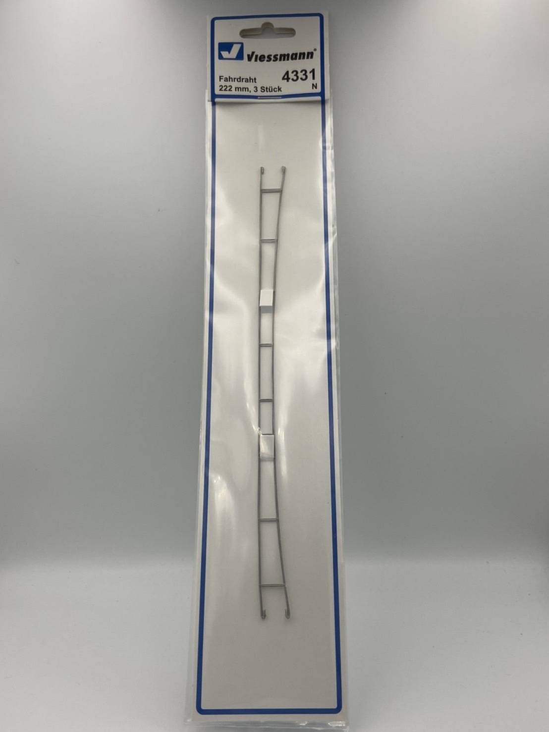 Viessmann 4331 N規 Catenary wire 架空線.3入 222mm