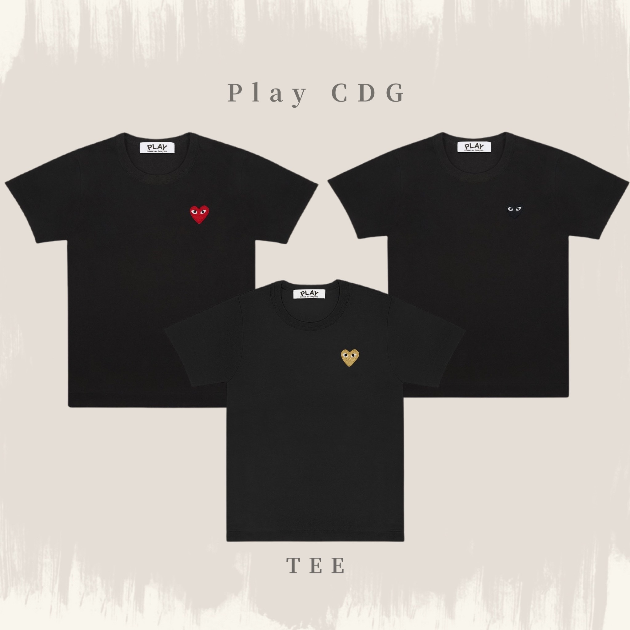 日本潮牌 Comme des GarcoNs  川久保玲 CDG 經典 愛心 潮牌 play 純棉 短袖 全新正品