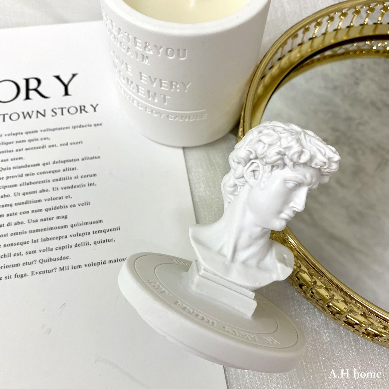 【ＡＨ019】羅馬雕像 天然大豆蠟/香氛蠟燭