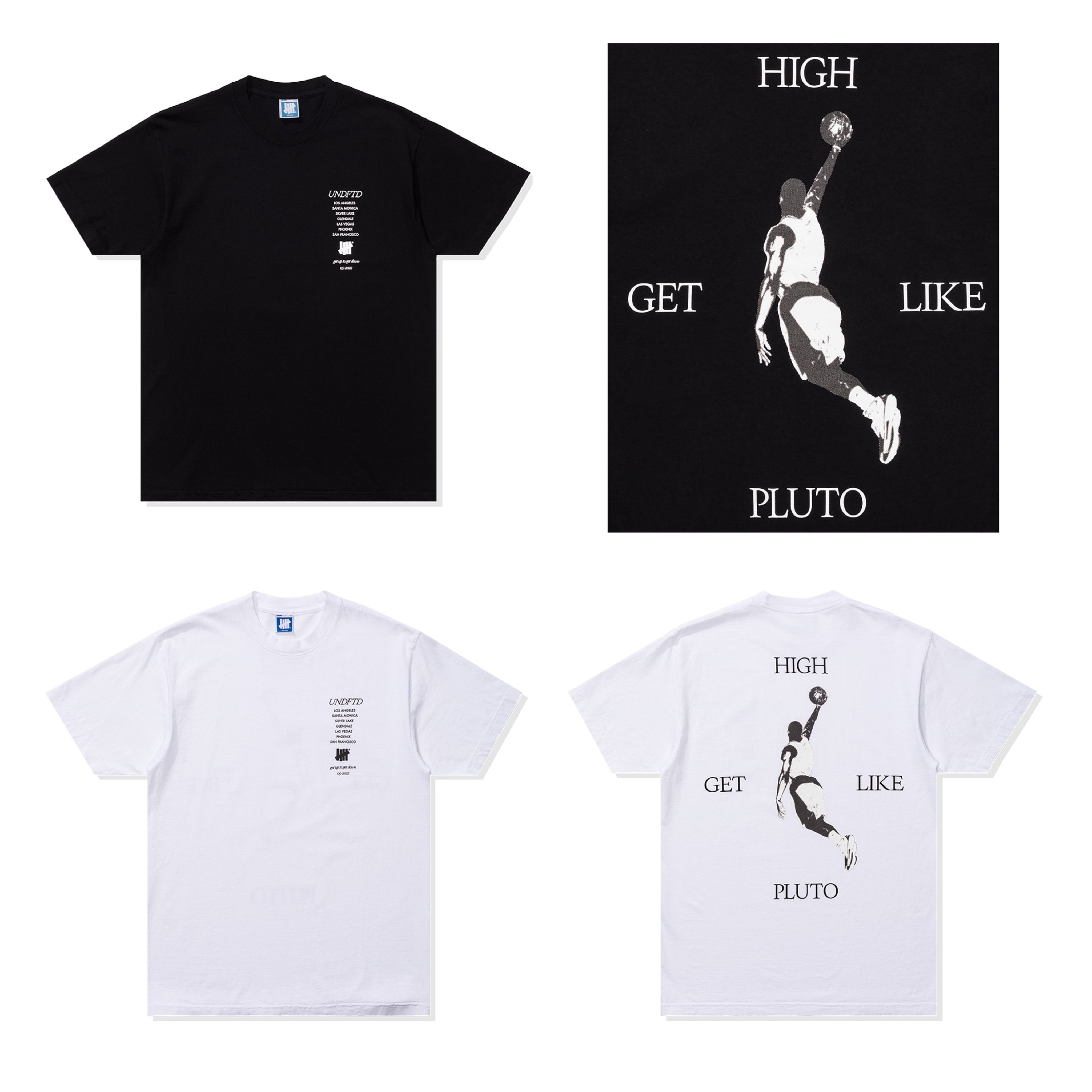 2022SS UNDEFEATED HIGH LIKE PLUTO S/S TEE KOBE 灌籃 短T