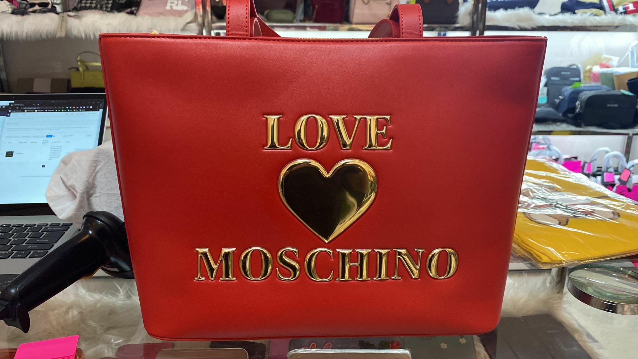 [S] LOVE MOSCHINO HANDBAG LOVE MOSCHINO, PU ROSSO JC4051PP0CLF0500, 8051578953689 (SLM40)