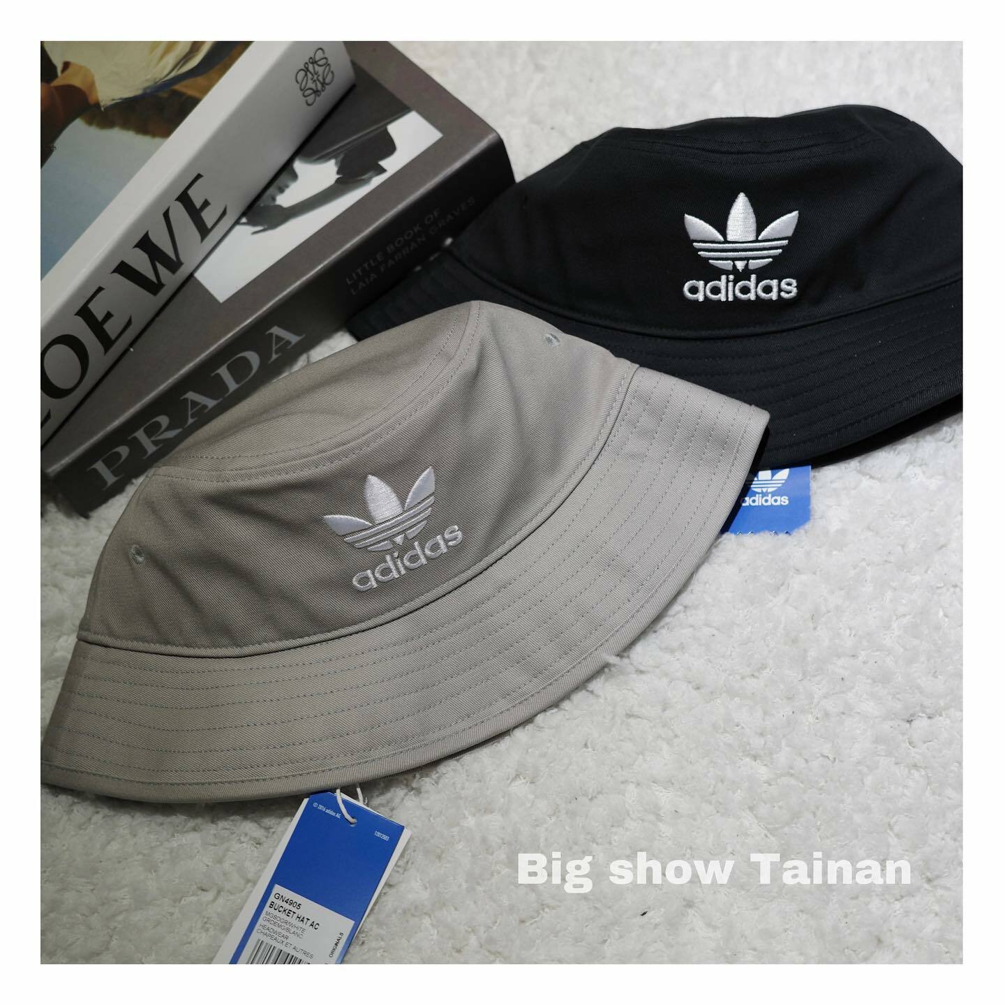 Adidas 電繡三葉草 經典漁夫帽  黑 aj8995 現貨 男女款