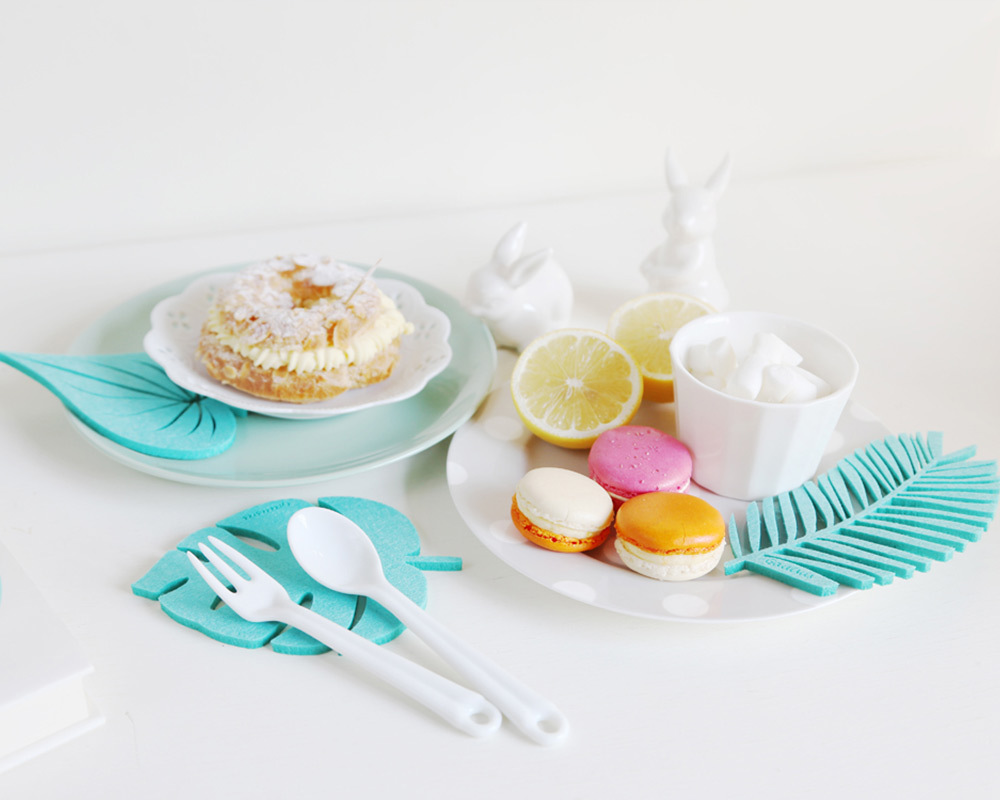 樂洋・葉子杯墊 / 擺飾-Tiffany / 精靈的下午茶