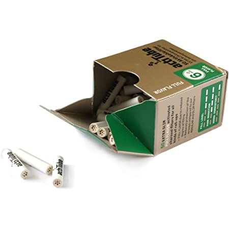 🇩🇪ActiTube - 50pc 6mm Extra Slim Charcoal Filter 活性碳濾嘴