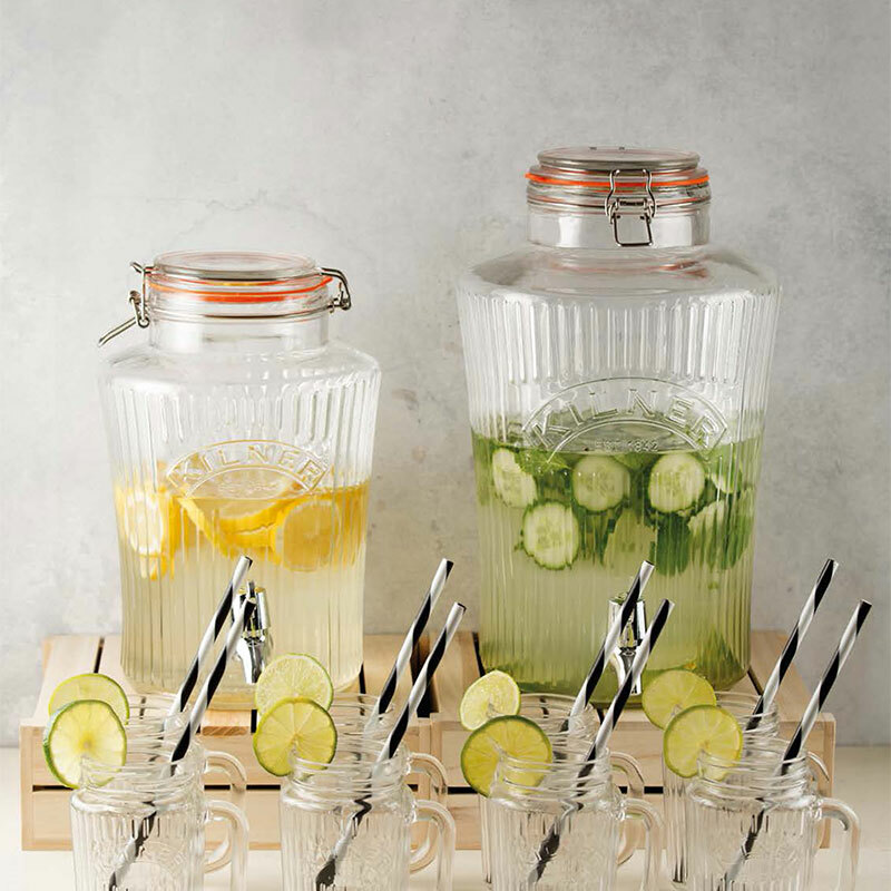 英國 KILNER｜復古玻璃飲料桶/飲水器 