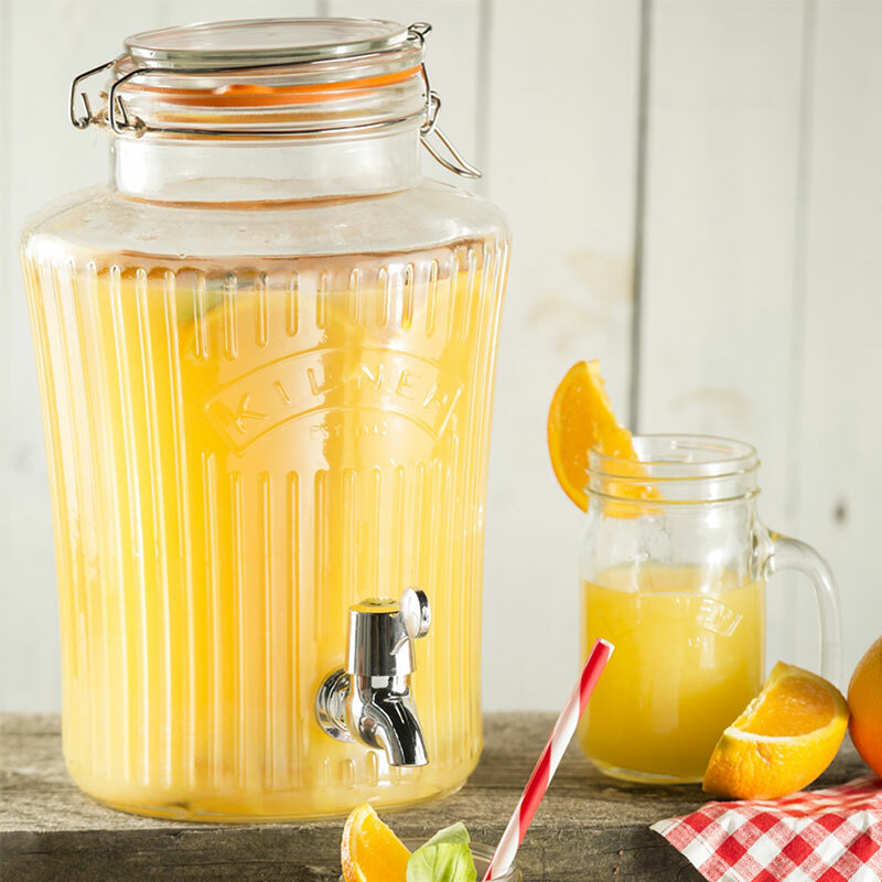 英國 KILNER｜復古玻璃飲料桶/飲水器 