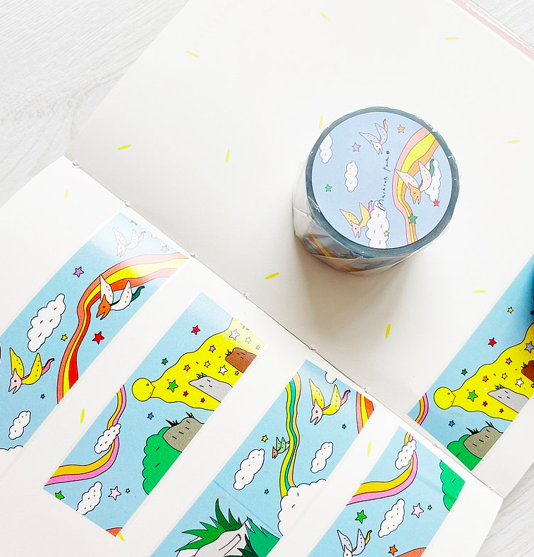 侏儸紀公園3 恐龍PET膠帶｜馬卡龍腳趾